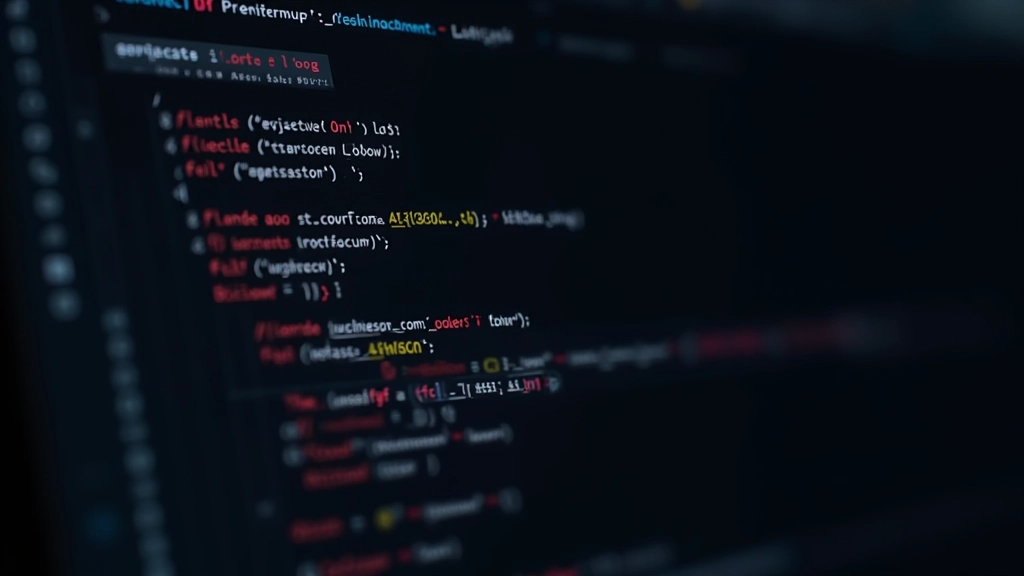 Painel de expressões mostrando estrutura de loop com cores de sintaxe destacadas, código limpo e organizado